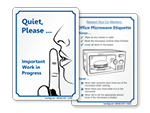 Office Courtesy Signs
