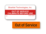 Out of Service Stickers