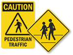 Pedestrian Traffic Signs