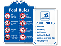 Swimming Pool Rules