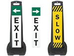 Portable Parking Signs – LotBoss Delineator Paddles