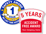 Safety Award Hard Hat Labels