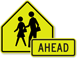 School Ahead Signs