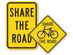 Share the Road Signs
