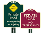 Designer Private Road Signs 