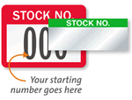 Stock Number Labels