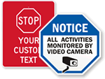 STOP – CCTV Monitored