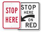  STOP Ahead Signs Signal Ahead Signs 