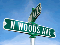 Nob-Hill Street Name Signs