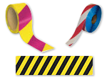 Striped Floor Signs