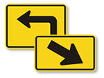 Supplemental Arrow Signs