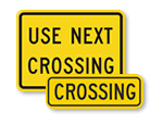 Supplemental Traffic Crossing Signs
