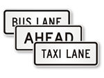 Supplemental Lane Signs