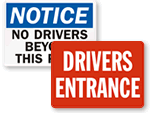 Truck Drivers Signs