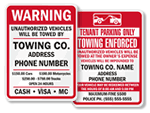 Towing Company Signs