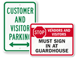 Visitor Parking Signs