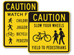 Yellow Caution Signs
