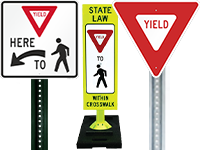 Traffic Yield Signs