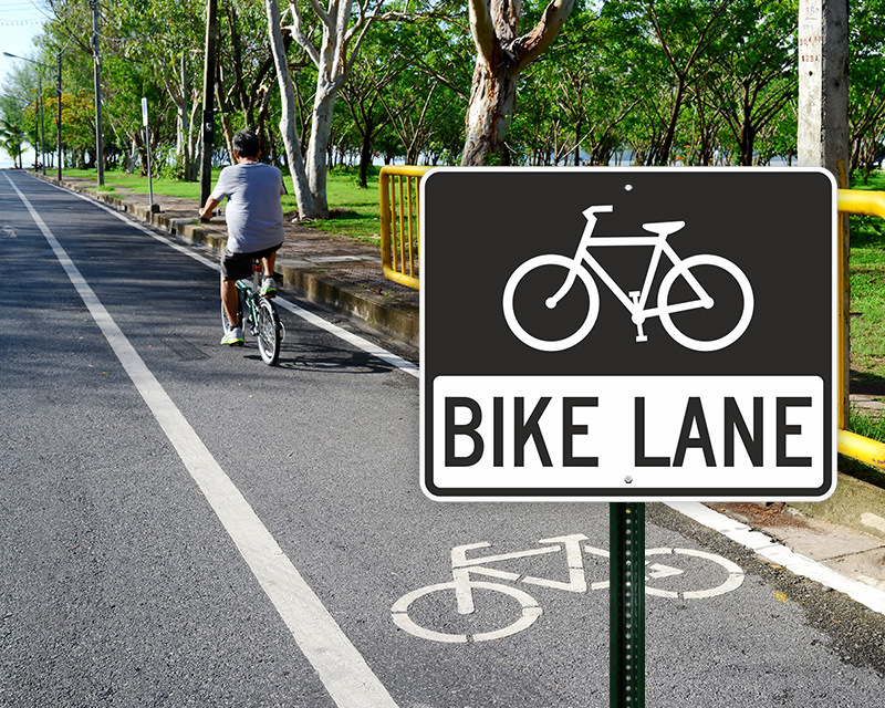 Lane Control signs. Control sign. Bike lane