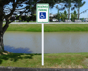 ADA Reserved Parking Sign