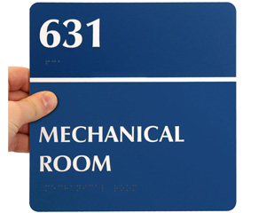 Custom Braille Signs