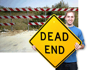 Dead End Signs, W14-1