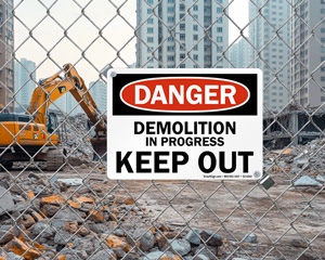 Demolition Signs
