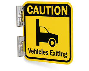 Double-Sided Mini Caution Traffic Signs