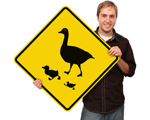 Duck Crossing Signs