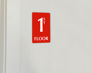 Floor Number Signs