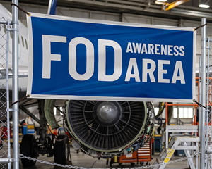 FOD Signs – Foreign Object Debris & Damage Area Signs