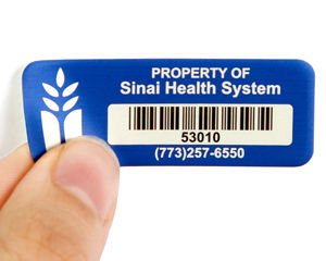 Hospital asset tags