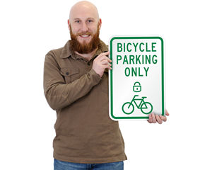 Lock Your Bike Signs