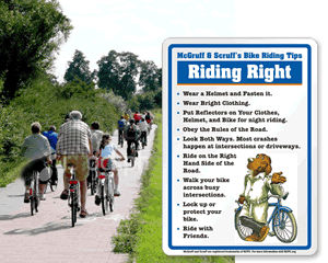 Bike Safety Signs Bike Safety Signs
