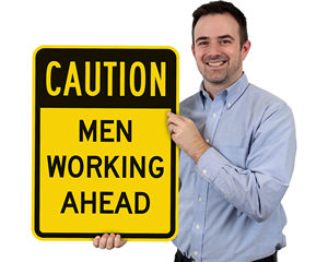 Men at Work Signs