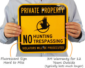 Private Property No Hunting Signs