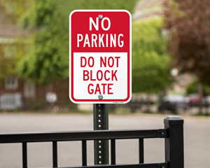 No Parking Signs By Location