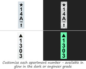 Custom NYC Apartment RCNY 505 Labels