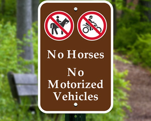 No ATV Signs