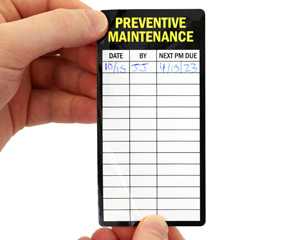 Preventive Maintenance Labels