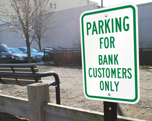 Reserved Parking Signs