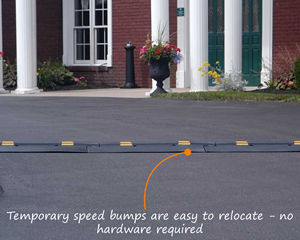Reflective Speed Bumps