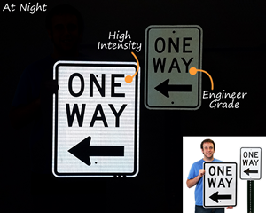 One way signs One way signs