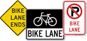 Bike Lane Signs