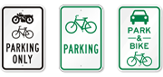 Bike Parking Signs