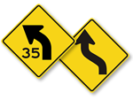 Looking for MUTCD Curve Signs?