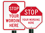 Custom Stop Signs