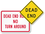 Dead End Signs