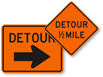 Detour Signs