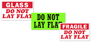 Do Not Lay Flat Labels